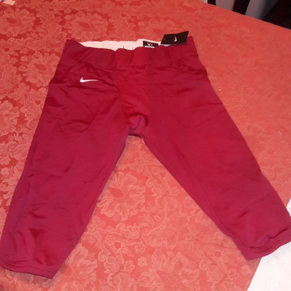 Nike Men's Dri Fit Football Velocity Crimson Pants